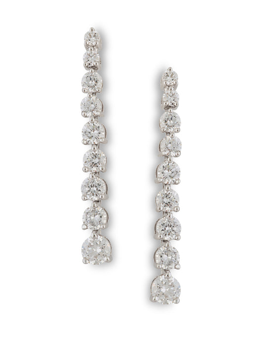 Timeless Prong Set Drop Earrings