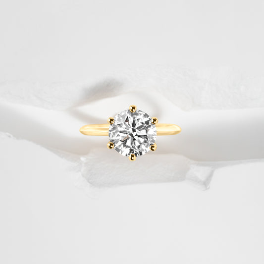 Timeless Round Brilliant Solitaire Ring