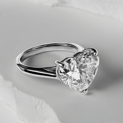 heart cut diamond ring 